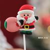 Decoração de Bolo de Natal 2025 Cola Macia Desenho Papai Noel Alce Plug-In Meninos e Meninas Acessórios de Confeitaria