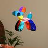 TYU063 transfronterizo tridimensional caricatura perro colorido espejo acrílico pegatinas impresión UV pegatinas de pared vidrio orgánico transparente