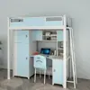 Apartamento estudiantil de Chongqing cama cama cama mesa dormitorio universitario cama alta y baja combinación escritorio cama de perfil fábrica venta al por mayor