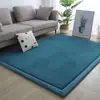 Alfombra Gruesa de Coral Fleece de 3 cm para Sala de Estar, Alfombrilla Moderna Simple para Piso junto a la Cama del Dormitorio, Alfombra para Sofá, Alfombrilla Tatami