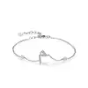 Pulsera de Letra Árabe con Incrustaciones de Diamantes S925 de Venta Caliente Transfronteriza, Versátil, de Alta Gama, Joyería de Mano Ajustable