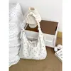 Bolso grande de estilo relajado para mujer, moderno bolso cruzado versátil de lunares, bolso de hombro ligero para el día a día