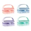 Escova de Silicone Explosiva Japonesa para Shampoo Doméstico Limpeza do Couro Cabeludo Massageador Artefato de Shampoo Pente Massageador de Shampoo