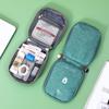 Kit de Primeiros Socorros Mini Portátil, Caixa Pequena de Remédios Médicos para Viagem ao Ar Livre, Bolsa de Remédios Bolsa de Cosméticos, Kit Médico de Emergência Doméstico
