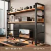 Prateleira de Armazenamento de Mesa Painel Perfurado Estante de Mesa Armazenamento de Mesa para Estudante em Casa Prateleira Organizadora Vertical de Múltiplas Camadas para Mesa de Computador