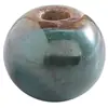 Acessórios de Joias Jingdezhen Pulseira de Contas Cerâmicas Verde Esmeralda Material para Colar Contas Soltas Redondas Contas Retrô Material para DIY