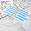 Etiqueta Adhesiva Larga Xue Mei Niang Etiqueta Selladora Puff de Yema de Huevo Pastel Puff Hilo de Carne Etiqueta de Horneado Xiaobei