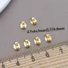 Tamanho Pequeno 4,5x6x3mm Aço Inoxidável Cor Dourada/Aço Formato Borboleta Plug de Orelha DIY Brinco de Mão Fivela de Pino Acessórios de Joia