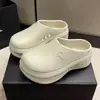 Chanclas de EVA para Mujer Baotou Drag Sandalias Deportivas Casuales de Suela Gruesa para Mujer Zapatos Mula Plataforma Chanclas de Una Tira para Niñas