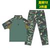 Traje de camuflaje para niños Traje táctico de rana de verano para hombre Estudiante Jardín de niños Campamento de verano Ropa de entrenamiento militar Venta al por mayor Manga corta