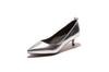 Talla 32/33/40/41/42/43 talla tacón medio charol metal decorativo zapatos JGB2016N010123