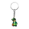 Centenas de St. Pingentes de Chaveiro Dia de São Patrício, Decorações de Chaveiro Chapéu Verde DIY de Borracha Macia em PVC, Itens de Presente