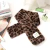 Bolsa de Cosméticos Transfronteriza, Gran Capacidad, Bolsa de Tocador Portátil de Felpa de Alta Gama, Bolsa de Almacenamiento de Viaje con Estampado de Leopardo, Bufanda Cálida