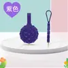 Soporte de teléfono móvil de ventosa de silicona de doble cara para amor transfronterizo con asa, soporte redondo de ventosa de silicona de doble cara