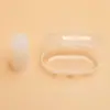 Escova de dentes para gato e cachorro, escova de dedo para pet para remoção de mau hálito, escova de dedo de silicone, suprimentos de limpeza oral para gatos