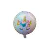 Novo 18 Polegadas Desenho Animado Arco-Íris Cílios Unicórnio Bola Infantil Festa de Aniversário Banquete Decoração Balão