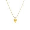 Tobillera de Acero Inoxidable Moderna y Dulce con Cuentas de Amor Simple y Personalizado Acero de Titanio Inmarcesible Collar de Corazón de Melocotón