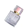 Frasco de perfume quadrado de alta qualidade vidro transparente espesso subfrasco cosmético frasco de vidro com spray de pressão frasco vazio