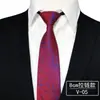 Corbata con cremallera para hombre Fácil de tirar Rayas Negocios Profesional Formal Conveniente Perezoso Estilo de un solo tirón Camisa de traje Venta al por mayor