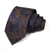 Gravata Masculina Logotipo Personalizado Gravata Paisley Vermelha Casamento Noivo Gravata de Alta Qualidade Amarrada à Mão para Homens
