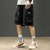 Shorts de trabajo de algodón puro de estilo japonés de moda para hombre, diseño de alta gama para verano, shorts holgados casuales versátiles con bolsillos grandes