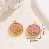 Novo Estilo Chinês Antigo Ouro Gota de Óleo Liga Pulseira Pulseira Pingente Colar Pingente DIY Acessórios de Joia Material