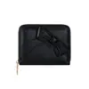 Regalo de Lazo Navideño~Cartera de Mujer Simple con Cremallera Estilo Coreano Gran Capacidad En Stock Porta Tarjetas Original para Estudiantes