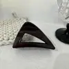 Marrom Chocolate ~ Presilha de Cabelo Presilha Tubarão Feminina 2024 Nova Alta Qualidade Outono Presilha de Cabelo Presilha Traseira Acessórios de Cabelo