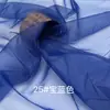 Tela de Organza 2020D Hilo Ruyi Mate Transparente Ligeramente Rígida Accesorios de Encaje Bordado Tela para Empaque de Regalos