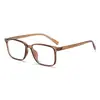Nuevas gafas artísticas estilo coreano para hombre, estilo de negocios simple, monturas de gafas de alta gama, personalizadas y versátiles para el trabajo diario, lentes sin graduación