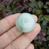Colgante de Jade Tianshan, Amuleto de Paz de Jade de Seda Dorada Natural de Xinjiang, Colgante de Jade en Forma de Pan al por Mayor