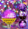 2026 Nueva Luz Giratoria de Colores para Hogar Disco Baile KTV Luz de Ambiente Bola Giratoria de Cristal Creativa Bola Mágica Luz