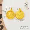 Vietnam Sha Jinwu Dios de la Riqueza Marca Redonda Ping An Colgante Cadena de Lana diy Accesorios de Cuerda Colgante Guofeng Joyería al por Mayor