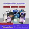 Fabricante de origem Prova e envio rápido de produtos digitais Personalização de caixa de papelão colorida prateada Personalização de caixa de embalagem digital 3C