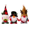 Suprimentos para Decoração de Natal Homem da Floresta Boneco Velho Ornamento Galhadas Gnomo Rudolph Boneco Pequeno Ornamento