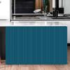 Cortina Cubierta para Gabinete de Cocina de Color Sólido Cortina Cubierta para Gabinete Feo Cortina de Puerta Cortina para Zapatero Estante de Almacenamiento Cortina de Tela Decorativa para Gabinete Cinta Mágica