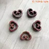 Accesorios para Joyería DIY, Cuentas Espaciadoras Pequeñas de Palo de Rosa para Tejer Pulseras y Collares, Cuentas para Colgante de Coche, Colgante de Palo de Rosa