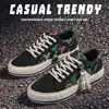 Sapatos casuais masculinos, tênis de pescador em veludo com corda trançada, mocassins slip-on para esportes ao ar livre e para o dia a dia, sapatos de tecido, sapatos masculinos