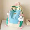 Mochila de Jardín de Infancia Dopamine, Mochila Infantil Ligera Estilo Coreano Color-Block, Bolsa Escolar para Estudiantes Fresca y Moderna para Exteriores