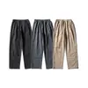 Ropa de Hombre Beijie 2026 Primavera Nuevos Pantalones de Trabajo Lavados para Hombre Retro Trendy Casual de Pierna Larga Rectos Holgados