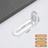 Soporte de ángulo de acero inoxidable con agujeros largos ajustables, fijador de ángulo recto de 90 grados móvil de doble cabeza, pieza de ángulo de hierro en forma de L