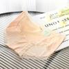 Nova roupa íntima feminina sem costura de seda gelo, cintura amiga da pele, seda de amoreira 7A, virilha antibacteriana, refrescante, respirável, secagem rápida, roupa íntima feminina