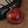 Coreia do Sul Internet Vermelho Blogueiro Febre Mesmo Estilo Retro Couro Preto Renda de Cânhamo Estéreo Amor Moderno Picante Colar