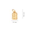 Colgante Amuleto de la Paz de Oro Antiguo Estilo Nacional Nueva Chinoiserie Creativo Hecho a Mano Accesorios Nicho Pulsera Collar Pequeños Accesorios