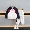 8725 Conjunto de Ropa de Otoño para Niños 2026 Nuevo Estilo Coreano Moda Ropa para Niños Primavera y Otoño Celebridad de Internet Sudadera Conjunto de Dos Piezas
