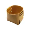 Caja Organizadora de Doble Cara de Cuero PU Estilo Minimalista para Joyería y Artículos Varios Bolsa de Almacenamiento Simple para Bolígrafos para Escritorio de Oficina y Estudio