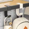 Gancho colgador de bolsa para escritorio de estudiante, estante colgador lateral sin taladro, gancho de almacenamiento de mochila para escritorio de aula al por mayor