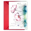 Coleção de Conjuntos de Envelopes para Cartões de Cumprimentos de Flores e Plantas Transfronteiriços, Estilo Universal, Cartões Coloridos com Mensagens de Texto em Estilo Pintado à Mão