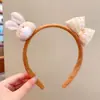 Diadema de orejas de conejo nueva felpa cara linda banda para el pelo para lavar la cara femenina Corea del Sur Celebridad de Internet horquilla de dibujos animados diadema tocado al por mayor