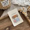 Horquilla Vintage de Encaje para Niñas de Principios de Otoño con Botones de Cuadros, Accesorio para el Cabello de Tela Hecho a Mano para el Lado